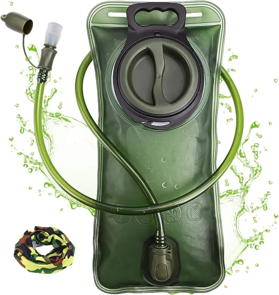 Hydration Bladder, 1.5-2-3L Water Bladder for Hiking Backpack, BPA-Free Leak Proof Water Reservoir Storage Bag