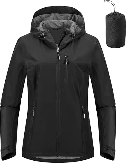 Outdoor Ventures Packable Rain Jacket Women