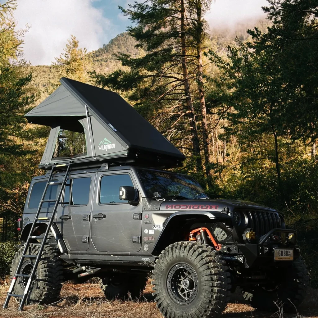 Rooftop Tent Hard Shell Roof Top Tent Hardshell Suitable for Jeep SUV Truck Van