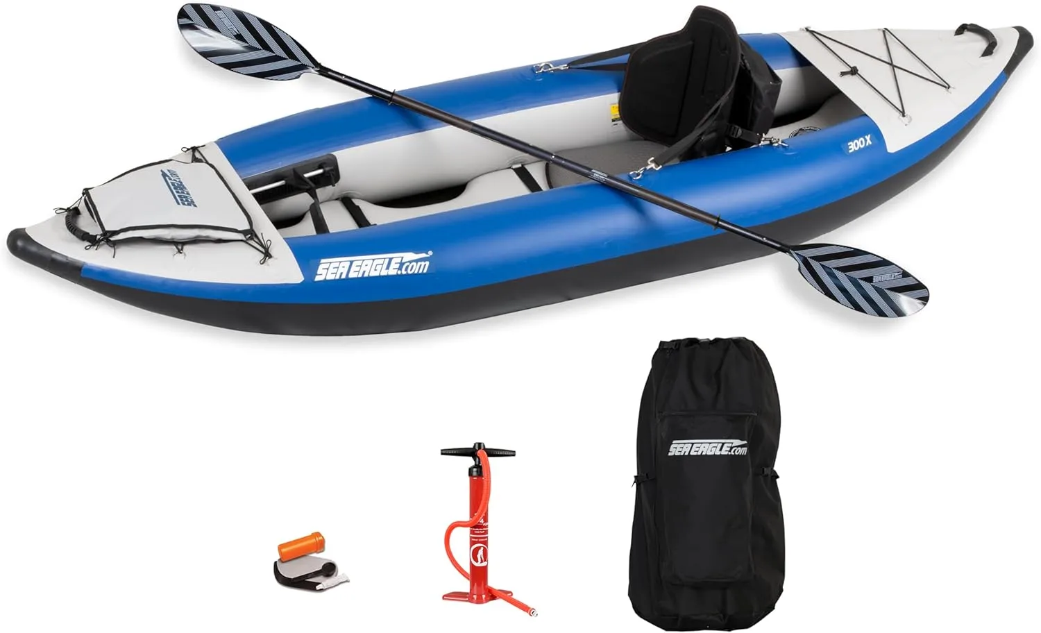 Sea Eagle 300X Explorer Touring, Camping, Fishing Whitewater Inflatable Kayak