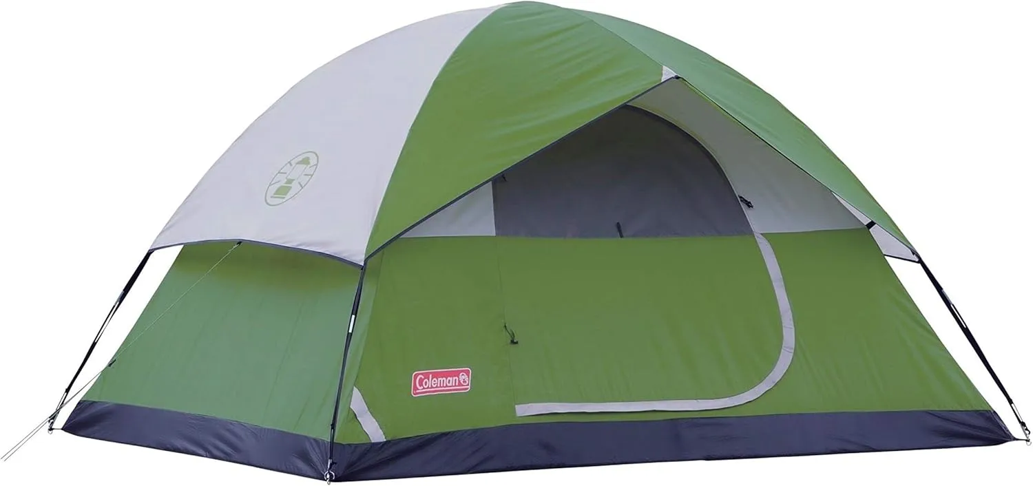 2 Coleman Sundome Camping Tent with Rainfly, 2, 3, 4, 6 Person Tent
