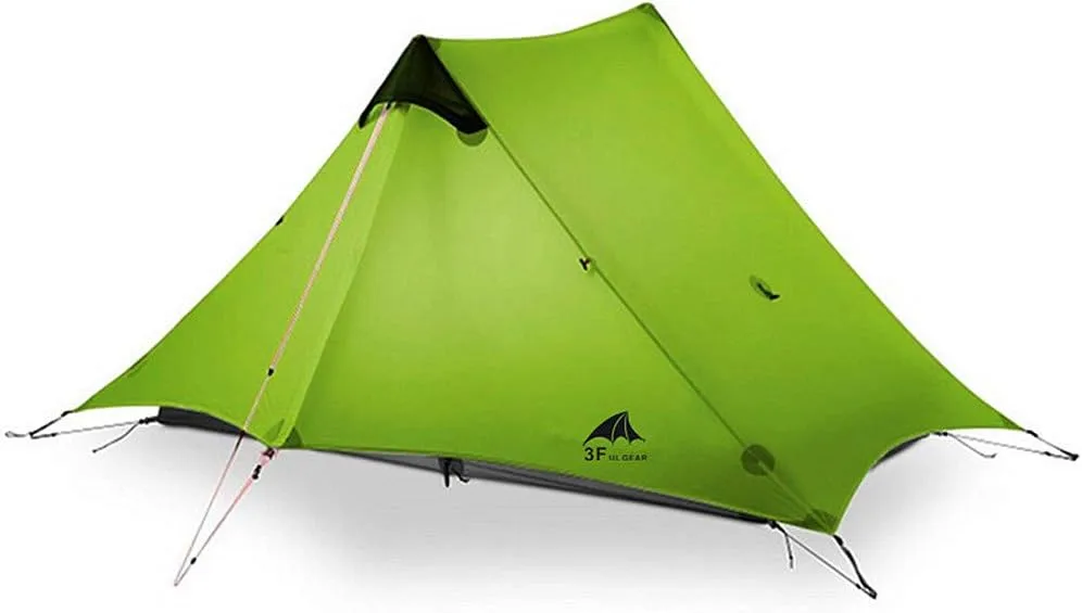 2 lanshan 2 Tent 2 Person Oudoor Ultralight Camping Tent 3 Season Professional 15D Silnylon Rodless Tent 4 Season
