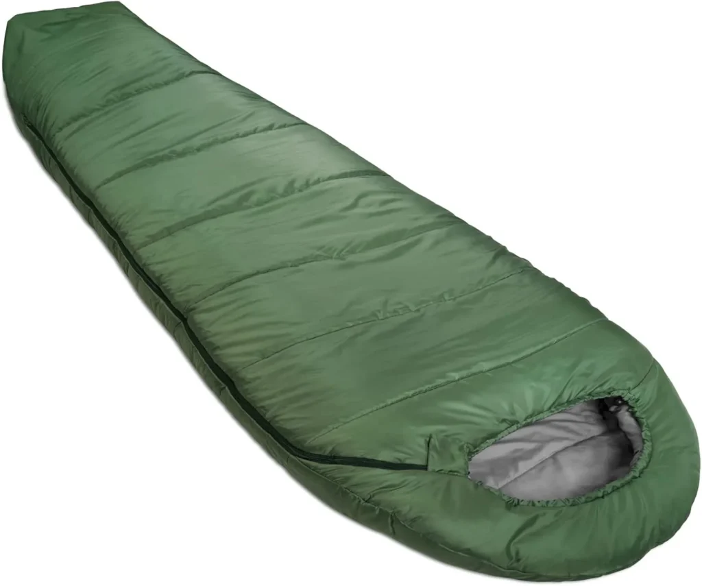 Amazon Basics 20°F Cold Weather Mummy Sleeping Bag