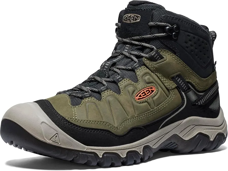 KEEN Men's Targhee 4 Mid Height Durable Comfortable Waterproof Hiking Boots
