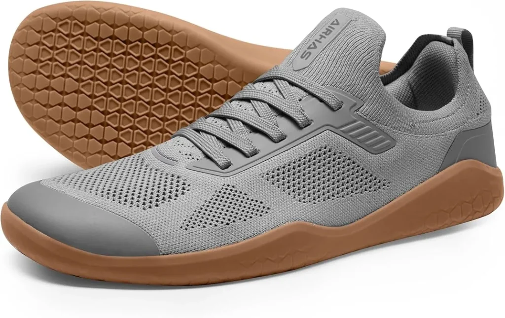 Men's Barefoot Shoes Zero Drop Wide Toe Box Minimalist Gym Shoes for Men Deadlift Cross Training Sneakers