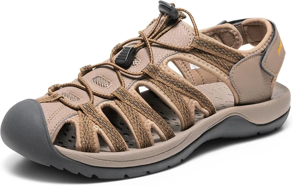 DREAM PAIRS Men's 160912-M-NEW Adventurous Summer Outdoor Sandals