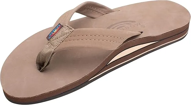 Rainbow Sandals Men's Double Layer Leather w/Arch Support